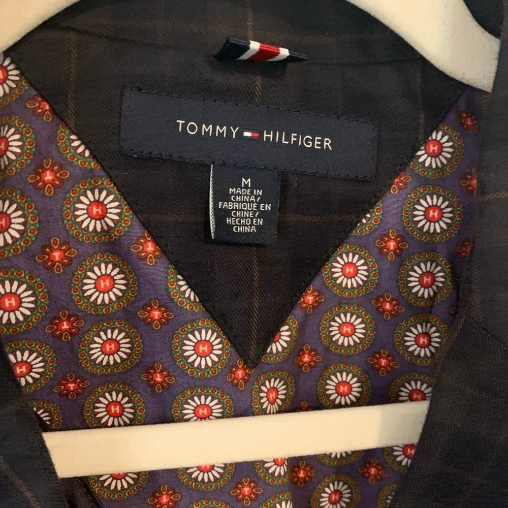 Tommy Hilfiger Two Button Blazer W/ Elbow Patches